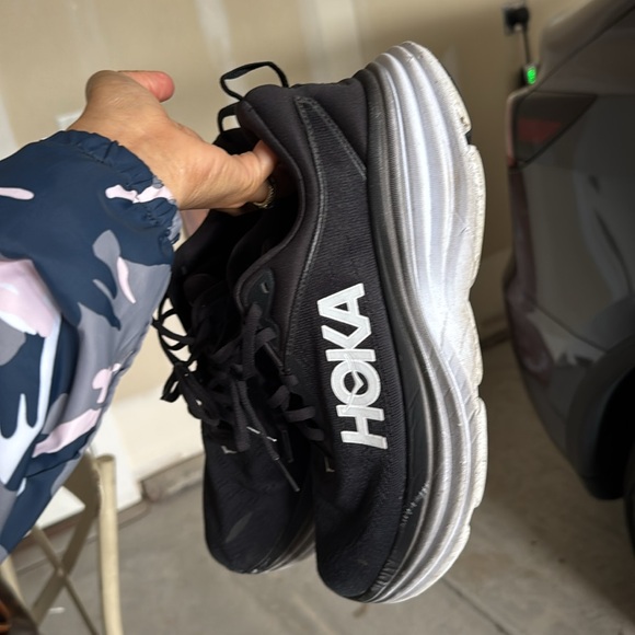 Hoka Black Running Shoes Bondi8 - Picture 4 of 5
